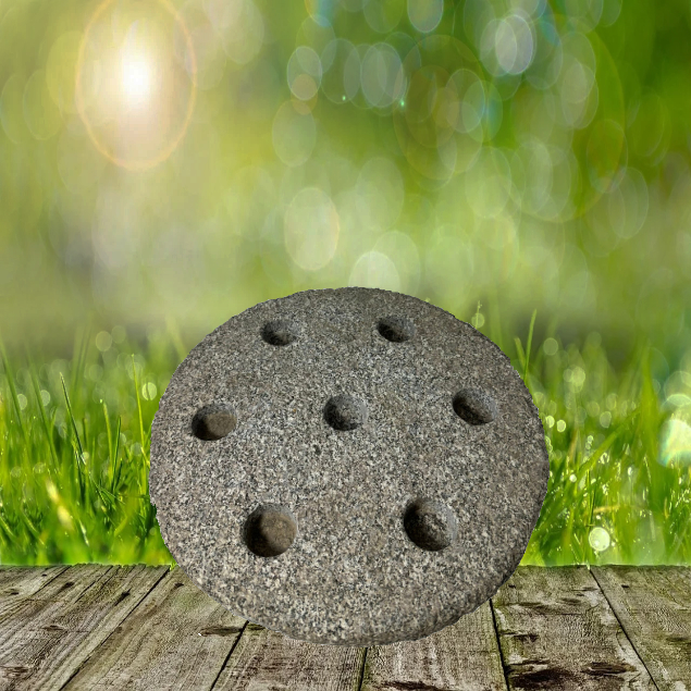 Teelichthalter-PHK Teelichthalter aus echtem grauen Granit