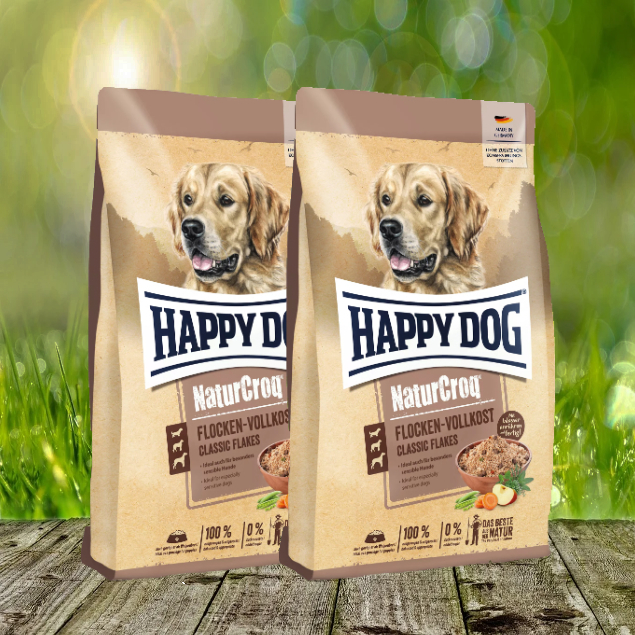 Happy Dog NaturCroq Flocken Vollkost 2 x 10 kg