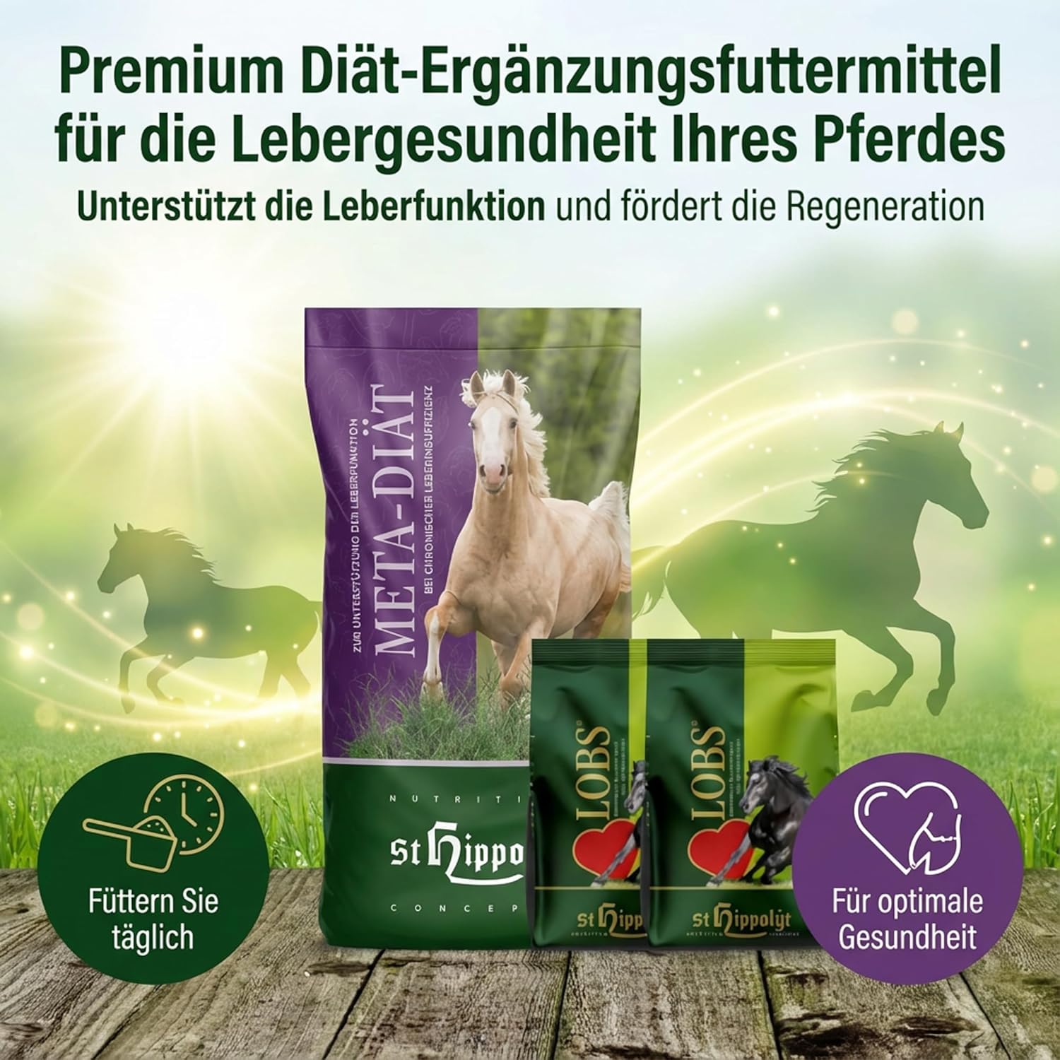 St. Hippolyt Meta-Diät 25 kg + St. Hippolyt Lobs Belohnungswürfel 2 x 1 kg geschenkt