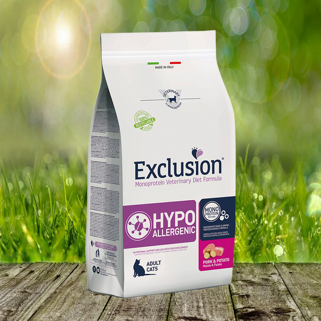 Exclusion Hypoallergenic Cat Schwein & Kartoffel 1,5 kg