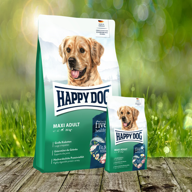 Happy Dog Fit & Vital Maxi Adult 1 x 14 kg + 1 x 1 kg Geschenkt Happy Dog Fit & Vital Maxi Adult 1 x 14 kg + 1 x 1 kg Geschenkt