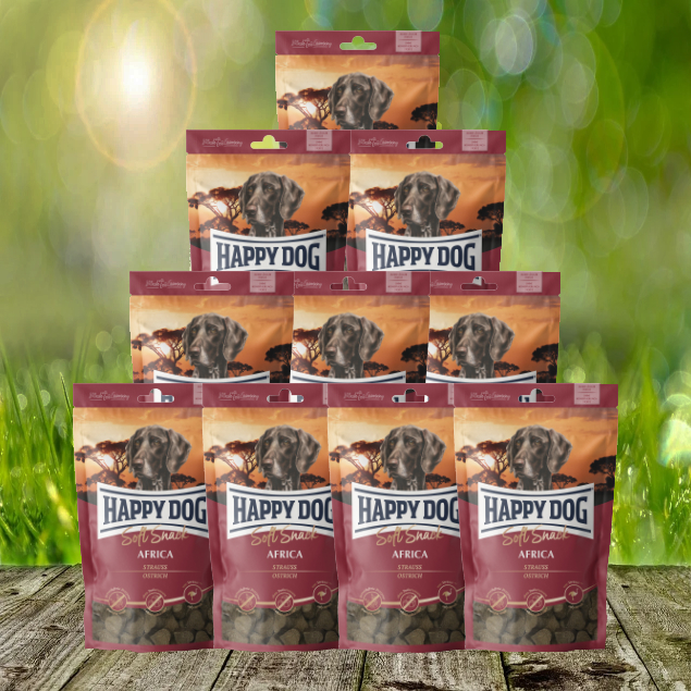 Soft-Snack-AfricaVELnUtNc7my9hXC Vorteilspaket Happy Dog Soft Snack Africa 10 x 100 g
