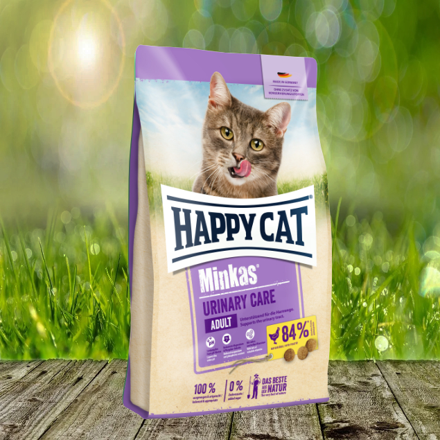 2021_Minkas_Urinary_Hintergrund Happy Cat Minkas Urinary Care Geflügel