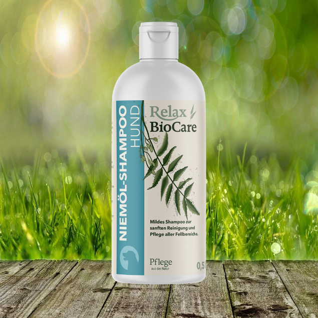 Relax Biocare für Hunde - Niemöl Shampoo 500 ml Relax Biocare für Hunde - Niemöl Shampoo 500 ml