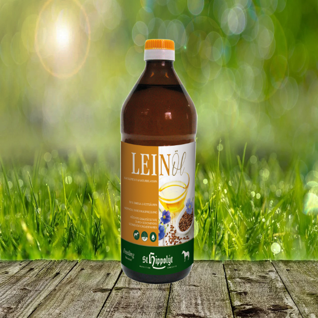 Lein-l_750ml St. Hippolyt reines, kaltgepresstes Leinöl