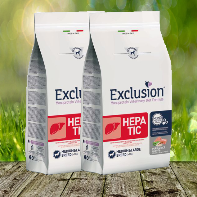 Hepatic Schwein, Reis & Erbse medium/large breed 2 x 12 kg