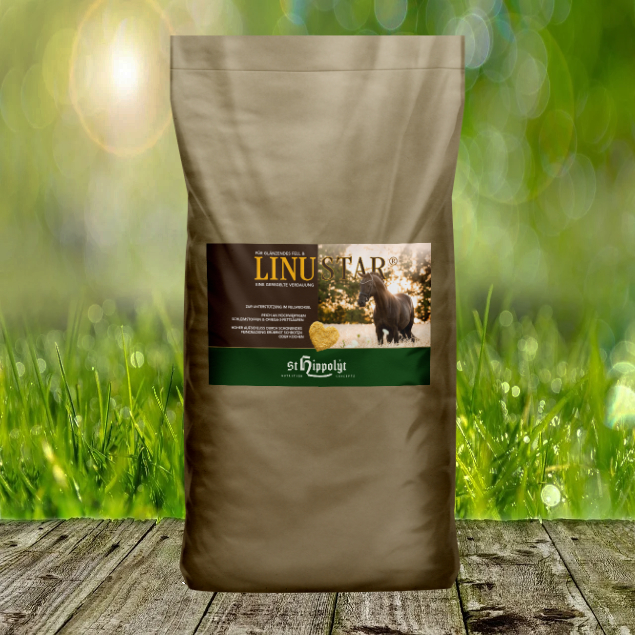 St. Hippolyt LinuStar - Für glänzendes Fell und eine geregelte Verdauung + Relax Biocare Mückenmilch 500 ml