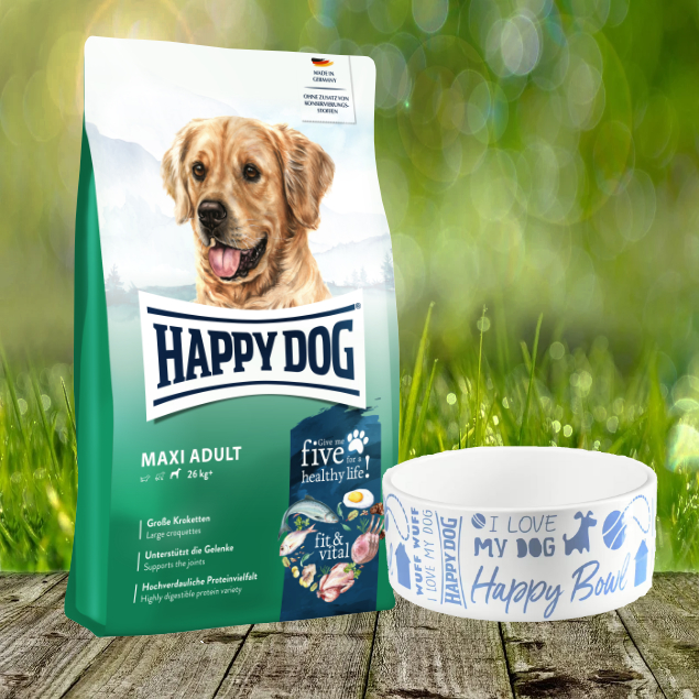 Happy Dog Fit & Vital Maxi Adult 14 kg inkl. Happy Dog Keramik Napf *geschenkt* Happy Dog Fit & Vital Maxi Adult 14 kg inkl. Happy Dog Keramik Napf *geschenkt*