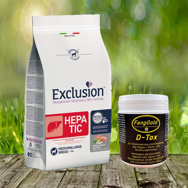 Notfallpaket für Hunde bei LEBERINSUFFIZIENZ