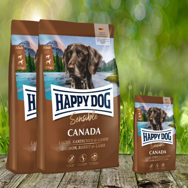 Happy Dog Supreme Sensible Canada 2 x 11 kg + 1 x 4 kg