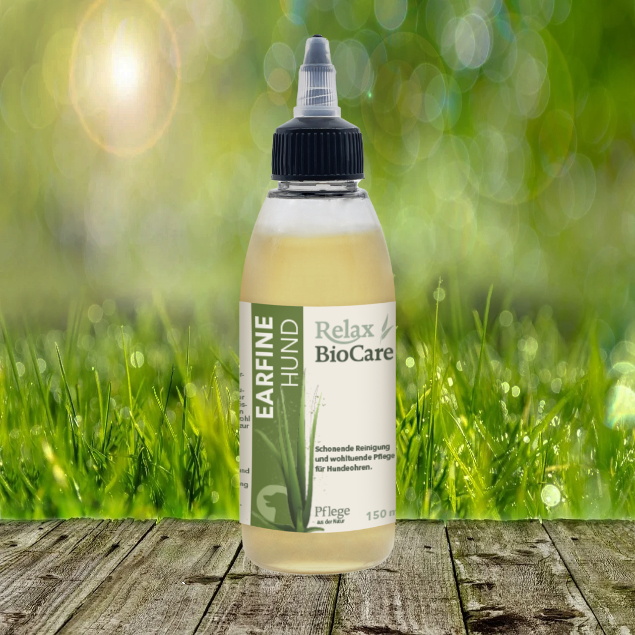 Relax Biocare für Hunde - Earfine 150 ml - schonende Reinigung & wohltuende Pflege der Hundeohren Relax Biocare für Hunde - Earfine 150 ml - schonende Reinigung & wohltuende Pflege der Hundeohren