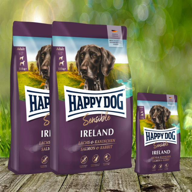 Happy Dog Supreme Sensible Ireland 2 x 12,5 kg + 1 x 4 kg
