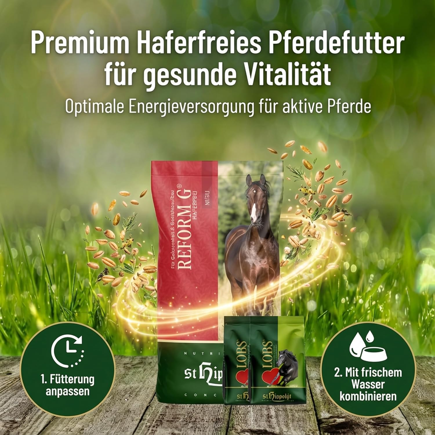 St. Hippolyt Reformmüsli 20 kg + St. Hippolyt Lobs Belohnungswürfel 2 x 1 kg geschenkt