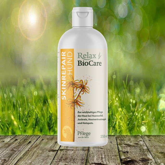 Relax Biocare für Hunde - Skinrepair 250 ml - zur reichhaltigen Pflege der Haut Relax Biocare für Hunde - Skinrepair 250 ml - zur reichhaltigen Pflege der Haut
