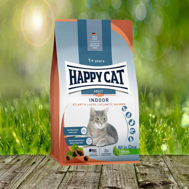 Happy Cat Indoor Adult Atlantik Lachs - Krokettenmix aus Lachs für bewegungsfreudige Indoor-Katzen Happy Cat Indoor Adult Atlantik Lachs - Krokettenmix aus Lachs für bewegungsfreudige Indoor-Katzen