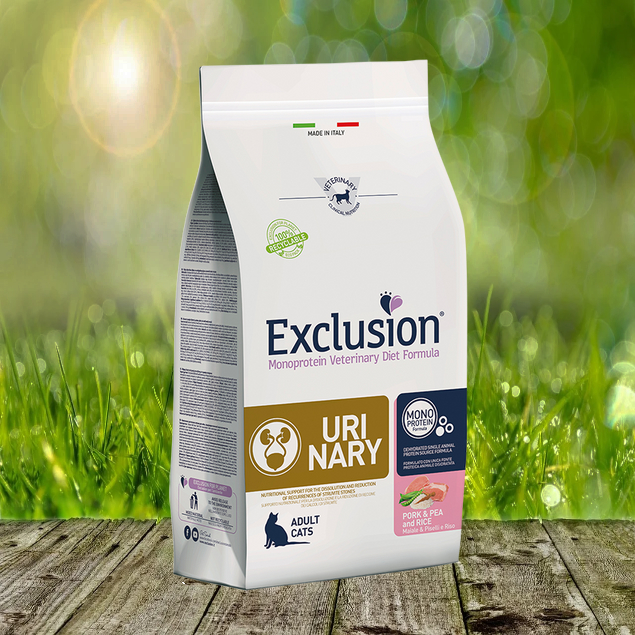 Exclusion Urinary Cat Schwein, Erbse & Reis 1,5 kg