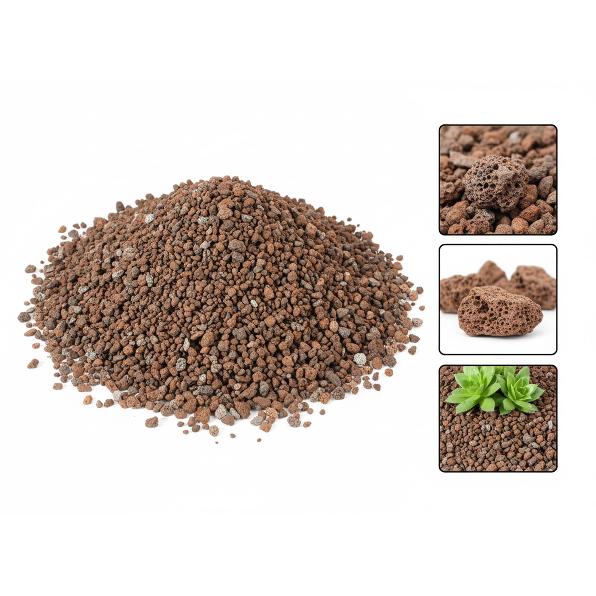 Lava Mulch 8 - 16 mm 12,5 kg (ca. 12,5 L)