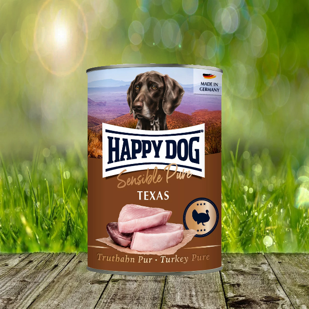 TexasKGPB2TzlcxzRg Happy Dog Sensible Pure Texas - 100% tierisches Protein - 5 +1 Aktion