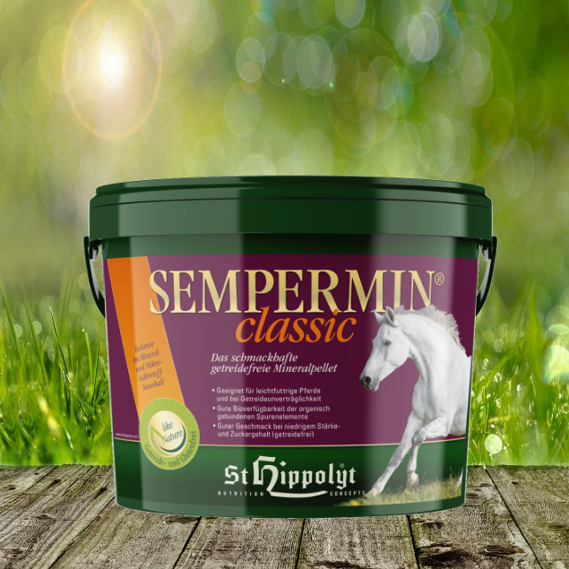 SemperMin-Classic-Eimer St. Hippolyt Semper Min Classic - Das schmackhafte, getreide- & glutenfreie Mineralpellet