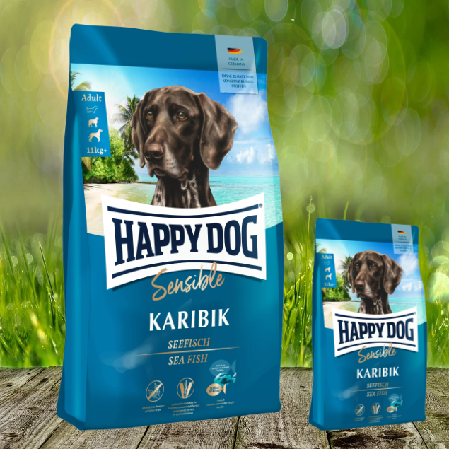 Happy Dog Supreme Karibik 11 kg + 1 x 4 kg
