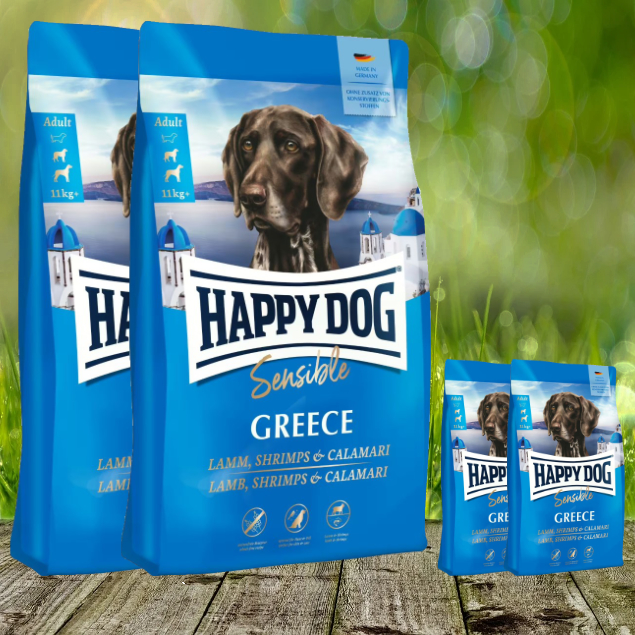 Happy Dog Supreme Sensible Greece 2 x 11 kg + 2 x 1 kg