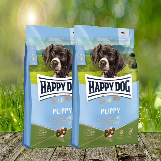 Happy Dog Sensible Puppy Lamm & Reis 2 x 10 kg