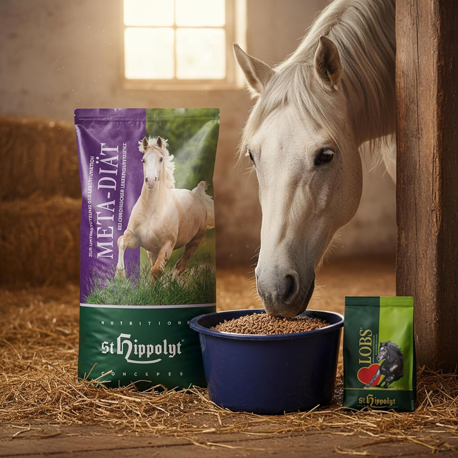 St. Hippolyt Meta-Diät 25 kg + St. Hippolyt Lobs Belohnungswürfel 2 x 1 kg geschenkt