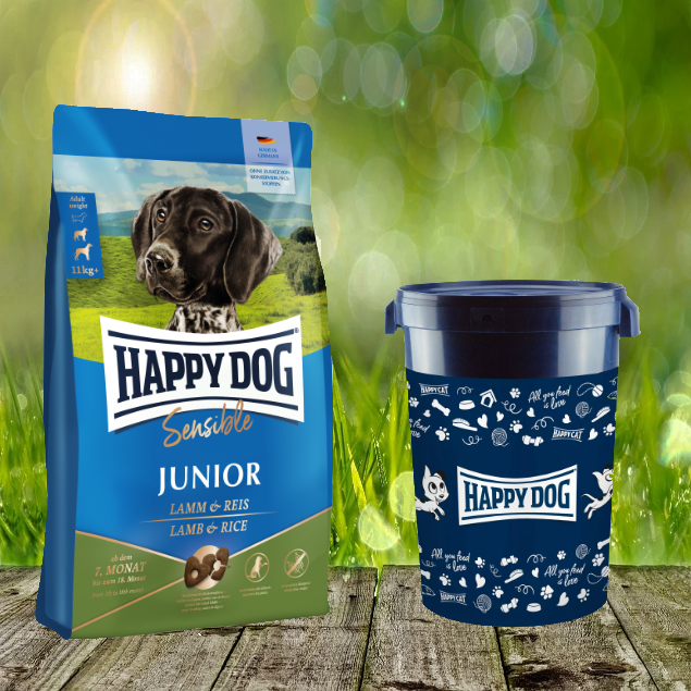 Junior-Sensibel-Lamm-und-Reis-2022-Futtertonne-43-LiterXNxtM904YLu0m Happy Dog Sensible Junior Lamm & Reis 10 kg + Happy Dog Futtertonne 43 Liter *geschenkt*