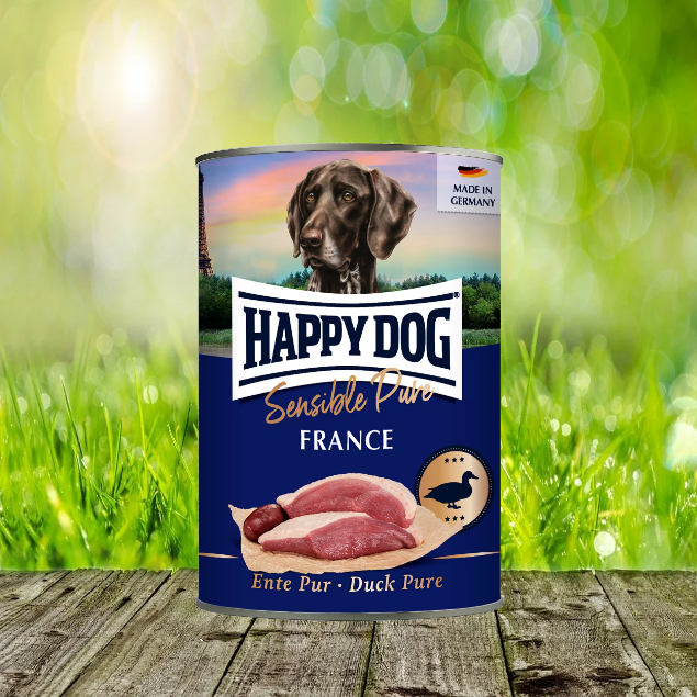 Francea1kqWjikncJbJ Happy Dog Dosen France Pur (Ente)