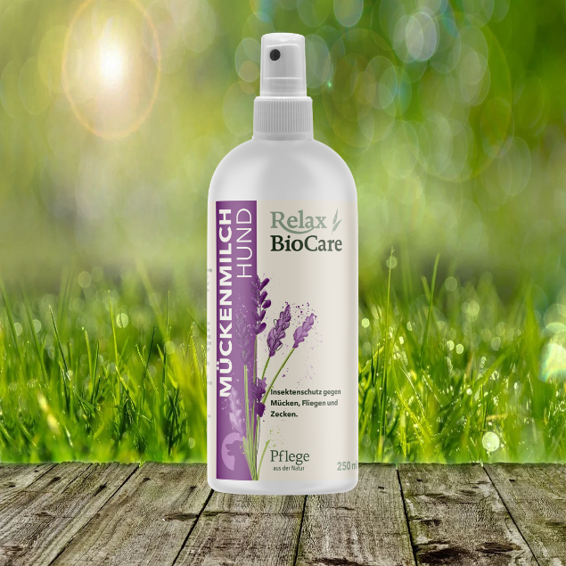Relax Biocare Mückenmilch für Hunde - Schutz gegen Mücken, Fliegen & Zecken Relax Biocare Mückenmilch für Hunde - Schutz gegen Mücken, Fliegen & Zecken