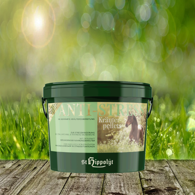 AntiStress_Eimer_1 St. Hippolyt Anti Stress-Kräuterpellet - Die bewährte Kräuterzubereitung mit Baldrian & Magnesium
