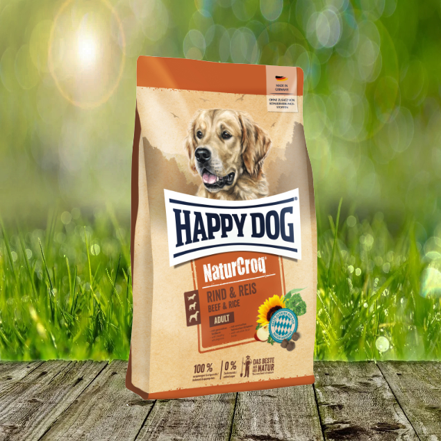 Happy Dog Premium NaturCroq Rind und Reis Happy Dog Premium NaturCroq Rind und Reis