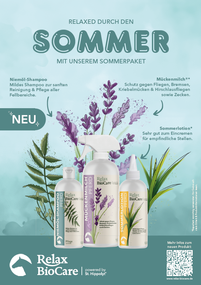 Relax Biocare Sommerpaket - Zum Schutz vor Fliegen, Bremsen und anderen Insekten *NEU*