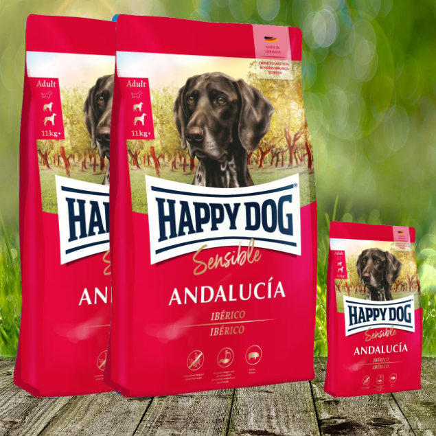 Happy Dog Sensible Andalucia 2 x 11 kg + 1 x 4 kg