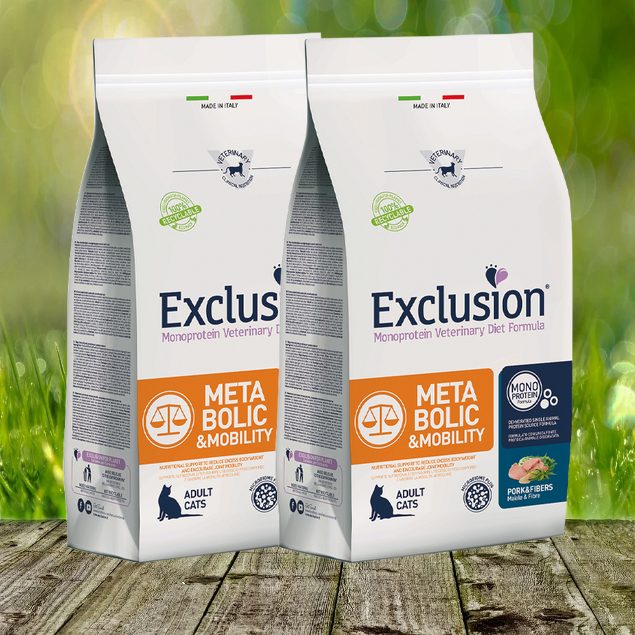 Exclusion Metabolic & Mobility Cat Schwein 2 x 1,5 kg