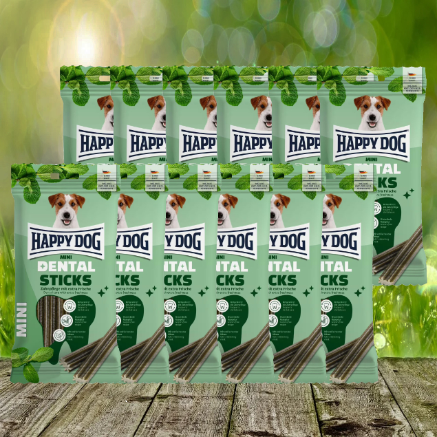 Happy Dog Dental Snacks - Dental Sticks Mini 6 Stück