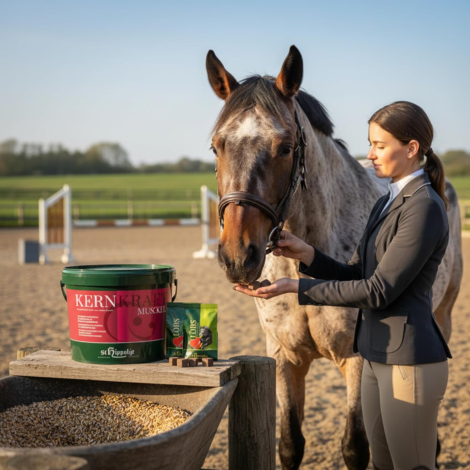 St. Hippolyt Kernkraft Muskel 5 kg + St. Hippolyt Lobs Belohnungswürfel 2 x 1 kg geschenkt