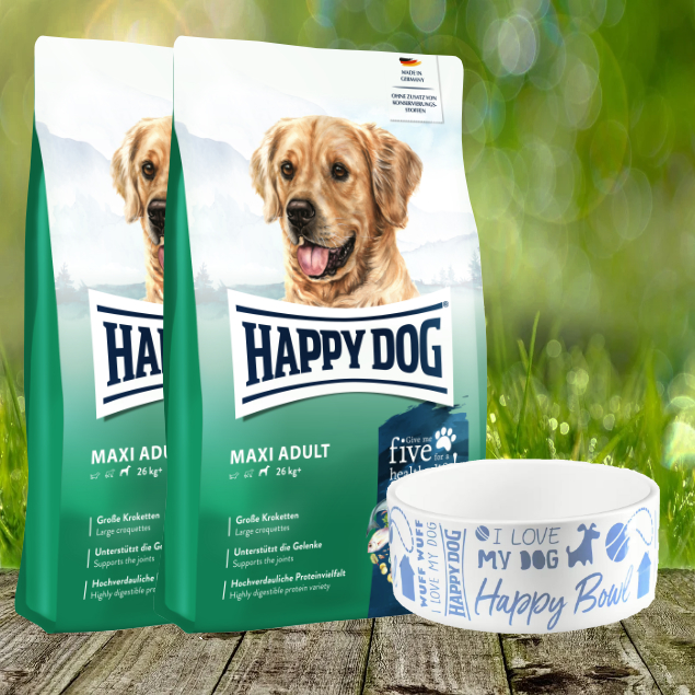 Happy Dog Fit & Vital Maxi Adult 2 x 14 kg inkl. Happy Dog Keramik Napf *geschenkt* Happy Dog Fit & Vital Maxi Adult 2 x 14 kg inkl. Happy Dog Keramik Napf *geschenkt*