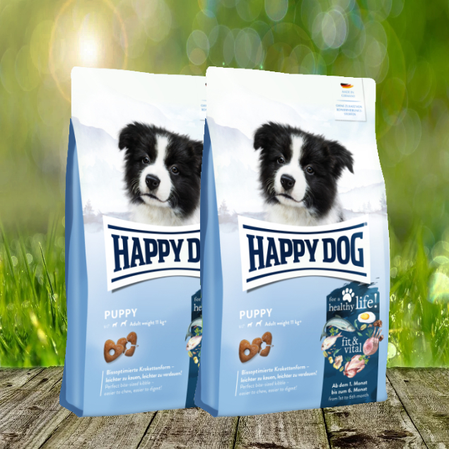 Happy Dog fit & vital Puppy - Perfektes Hundefutter für deinen Welpen 2 x 10 kg