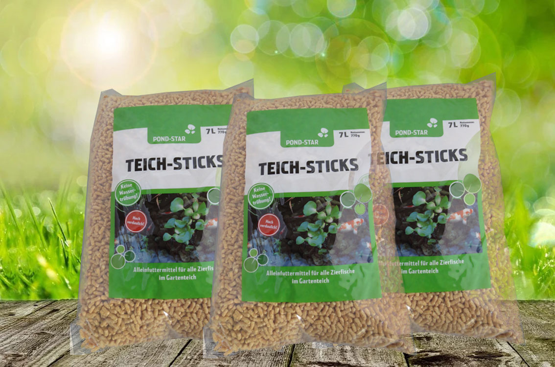 Teich-Sticks-3x7-Liter Pond Star Teich Sticks 8 x 7 Liter