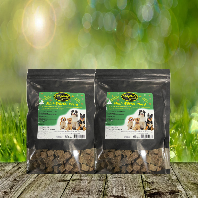 FANGGOLD Mini-Würfel Pferd 2 x 500 g FANGGOLD Mini-Würfel Pferd 2 x 500 g