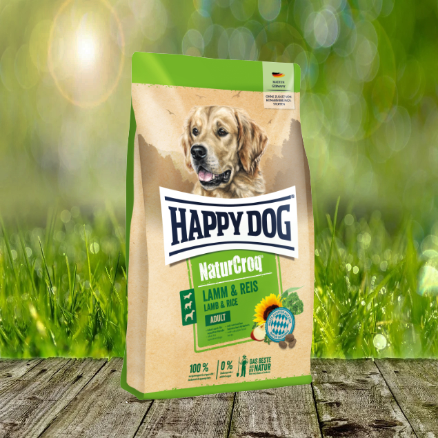 Happy Dog Premium NaturCroq Lamm und Reis Happy Dog Premium NaturCroq Lamm und Reis