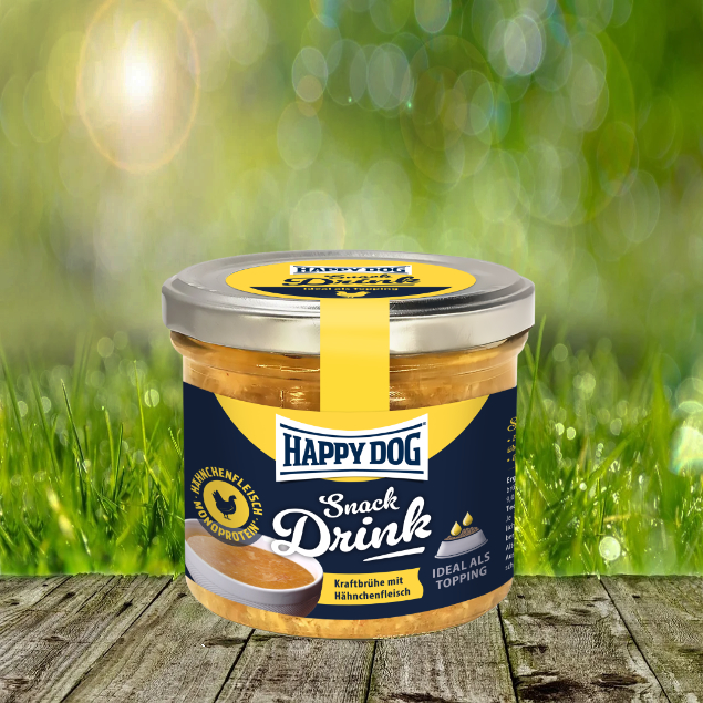 Happy Dog Snack Drink mit Hähnchenfleisch - Huhn 6x280 g. (1 VE)