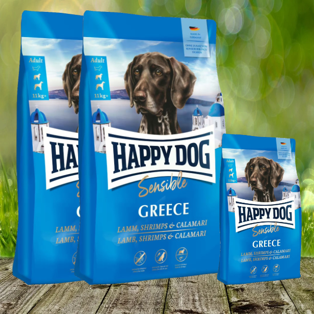 Happy Dog Supreme Sensible Greece 2 x 11 kg + 1 x 4 kg